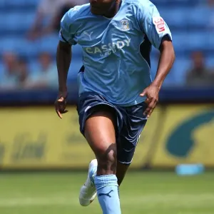 Clinton Morrison Leads Coventry City Charge Against Ipswich Town in Championship Showdown at Ricoh Arena (09-08-2009) Clinton Morrison Leads Coventry City Charge Against Ipswich Town in Championship Showdown at Ricoh Arena (09-08-2009)