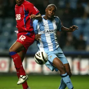 Clinton Morrison vs. Dean Howell: Intense Rivalry in Coventry City's Carling Cup Clash vs. Aldershot Town (13-08-2008) Clinton Morrison vs. Dean Howell: Intense Rivalry in Coventry City's Carling Cup Clash vs. Aldershot Town (13-08-2008)