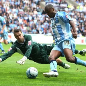 Clinton Morrison Thrilling Goal Attempt Print (09-08-2008) Clinton Morrison Thrilling Goal Attempt Print (09-08-2008)