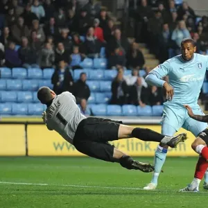Clive Platt Scores Coventry City's Second Goal vs. Southampton (Npower Championship, 05-11-2011, Ricoh Arena) Clive Platt Scores Coventry City's Second Goal vs. Southampton (Npower Championship, 05-11-2011, Ricoh Arena)