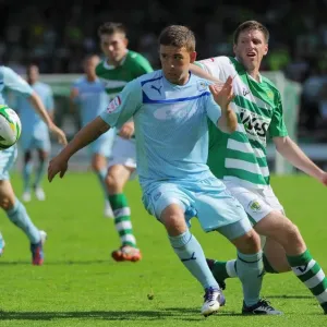 Cody McDonald's Determined Strike: Coventry City's Triumph over Yeovil's Richard Hinds (August 18, 2012) Cody McDonald's Determined Strike: Coventry City's Triumph over Yeovil's Richard Hinds (August 18, 2012)