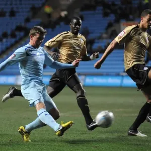 Cody McDonald's Strike at Ricoh Arena: Coventry City vs Colchester United (Npower League One) Cody McDonald's Strike at Ricoh Arena: Coventry City vs Colchester United (Npower League One)