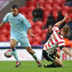 Conor Thomas Dodges Richard Naylor's Challenge: Coventry City vs Doncaster Rovers, Npower Championship Conor Thomas Dodges Richard Naylor's Challenge: Coventry City vs Doncaster Rovers, Npower Championship