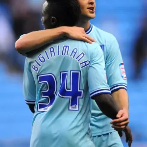 Coventry City FC: Gael Bigirimana and Martin Cranie Celebrate Championship Victory over Derby County (10-09-2011) Coventry City FC: Gael Bigirimana and Martin Cranie Celebrate Championship Victory over Derby County (10-09-2011)