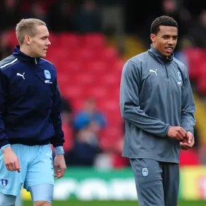 Coventry City FC: Chris Hussey and Cyrus Christie Warming Up Ahead of Npower Championship Clash against Watford (17-03-2012) Coventry City FC: Chris Hussey and Cyrus Christie Warming Up Ahead of Npower Championship Clash against Watford (17-03-2012)