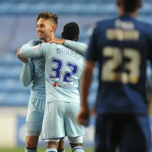 Coventry City FC: James Bailey and Franck Moussa Celebrate Promotion-Clinching Victory over Oldham in npower League One Coventry City FC: James Bailey and Franck Moussa Celebrate Promotion-Clinching Victory over Oldham in npower League One