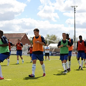 Coventry City FC: Assistant Physio Sam Heathcote Conducts Pre-Season Warm-Up at Nuneaton Town