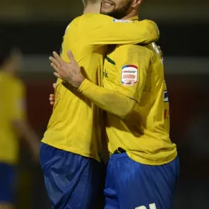 Coventry City FC: McGoldrick and Baker Celebrate Victory After Npower League One Match vs. Stevenage Coventry City FC: McGoldrick and Baker Celebrate Victory After Npower League One Match vs. Stevenage