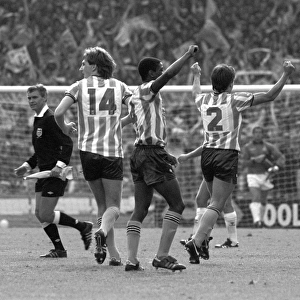 Coventry City FC: Michael Gynn, Nick Pickering and Team Celebrate FA Cup Victory over Tottenham Hotspur (1987)