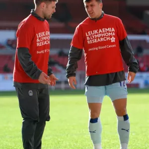 Coventry City FC: Oliver Norwood and Gary Deegan in Pre-Match Warm-Up at Nottingham Forest, Npower Championship (18-02-2012) Coventry City FC: Oliver Norwood and Gary Deegan in Pre-Match Warm-Up at Nottingham Forest, Npower Championship (18-02-2012)