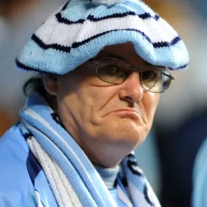 Coventry City FC: A Passionate Fan Amidst the Action - Coventry City vs Blackpool, Npower Championship (27-09-2011, Ricoh Arena)