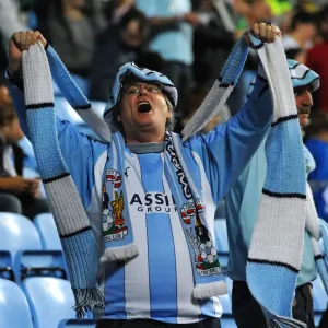 Coventry City FC: Passionate Fan Support in Npower Championship Match vs. Blackpool (27-09-2011, Ricoh Arena)