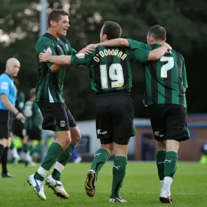 Coventry City FC: Roy O'Donovan's Goal Celebration vs. Bury in Carling Cup Round 1 (2011) Coventry City FC: Roy O'Donovan's Goal Celebration vs. Bury in Carling Cup Round 1 (2011)