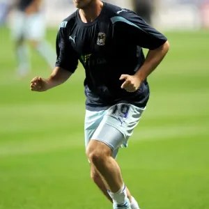 Coventry City FC: Roy O'Donovan's Pre-Match Warm-Up at Ricoh Arena vs Blackpool (Npower Championship, 27-09-2011)