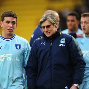 Coventry City FC: Steve Harrison and Cody McDonald Celebrate Championship Victory Over Watford (17-03-2012) Coventry City FC: Steve Harrison and Cody McDonald Celebrate Championship Victory Over Watford (17-03-2012)