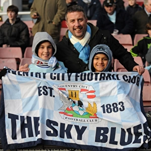 Coventry City FC: Unwavering Support at Npower Championship Clash vs. West Ham United (02-01-2012)