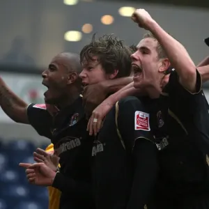 Coventry City FC's Aron Gunnarsson Scores Second Goal vs. Blackburn Rovers in FA Cup Fifth Round (Feb 14, 2009) Coventry City FC's Aron Gunnarsson Scores Second Goal vs. Blackburn Rovers in FA Cup Fifth Round (Feb 14, 2009)