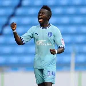 Coventry City FC's Championship Triumph: Gael Bigirimana's Euphoric Moment at Derby County (10-09-2011) Coventry City FC's Championship Triumph: Gael Bigirimana's Euphoric Moment at Derby County (10-09-2011)