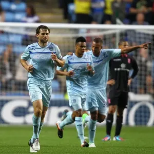 Coventry City FC's Double Strike: Kevin Kilbane Celebrates Against Birmingham City in Capital One Cup (28-08-2012) Coventry City FC's Double Strike: Kevin Kilbane Celebrates Against Birmingham City in Capital One Cup (28-08-2012)