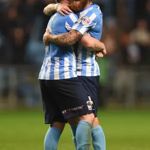 Coventry City Football Club: John Fleck and Romain Vincelot Celebrate Sky Bet League One Victory Over Peterborough United Coventry City Football Club: John Fleck and Romain Vincelot Celebrate Sky Bet League One Victory Over Peterborough United