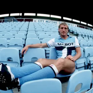 Coventry City Football Club at Highfield Road: Steve Hunt Amongst the New All-Seater Stadium Seats (Former Players) Coventry City Football Club at Highfield Road: Steve Hunt Amongst the New All-Seater Stadium Seats (Former Players)