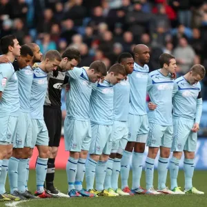 Coventry City Football Club Honors Michelle Ridley with a Minute of Applause (1st January 2013 vs Shrewsbury Town, Ricoh Arena) Coventry City Football Club Honors Michelle Ridley with a Minute of Applause (1st January 2013 vs Shrewsbury Town, Ricoh Arena)
