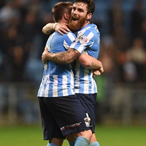 Coventry City Football Club: John Fleck and Romain Vincelot Celebrate Sky Bet League One Victory Over Peterborough United
