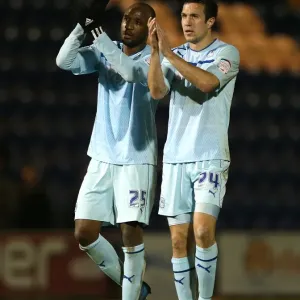 Coventry City Football Club: Richard Wood and William Edjenguele Celebrate Npower League One Win with Fans Coventry City Football Club: Richard Wood and William Edjenguele Celebrate Npower League One Win with Fans