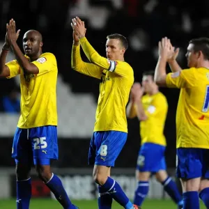 Coventry City Footballers Salute Appreciative Fans after Npower League One Match vs. Milton Keynes Dons Coventry City Footballers Salute Appreciative Fans after Npower League One Match vs. Milton Keynes Dons