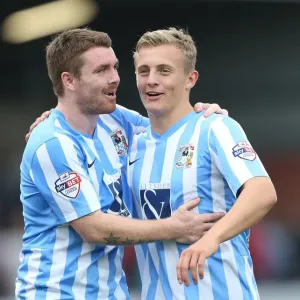 Coventry City: George Thomas and John Fleck's Unlikely Celebration of an Own Goal (Sky Bet League One) Coventry City: George Thomas and John Fleck's Unlikely Celebration of an Own Goal (Sky Bet League One)