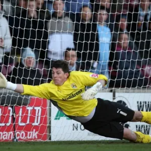 Coventry City Goalkeeper Keiren Westwood Saves at Glanford Park during Coventry City vs Scunthorpe United in Championship (06-12-2009) Coventry City Goalkeeper Keiren Westwood Saves at Glanford Park during Coventry City vs Scunthorpe United in Championship (06-12-2009)