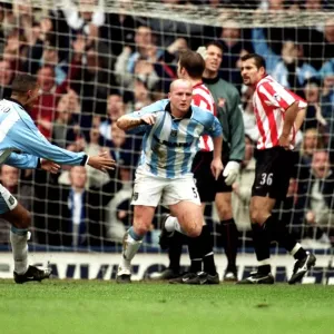 Coventry City: Jay Bothroyd and John Hartson Celebrate John's Winning Goal Against Sunderland (April 16, 2001) Coventry City: Jay Bothroyd and John Hartson Celebrate John's Winning Goal Against Sunderland (April 16, 2001)