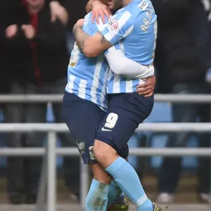 Coventry City: Murphy and Armstrong Celebrate Goal in Sky Bet League One Victory over Gillingham Coventry City: Murphy and Armstrong Celebrate Goal in Sky Bet League One Victory over Gillingham