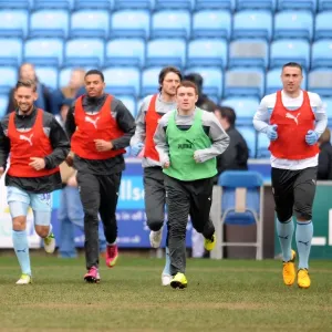 Coventry City Players Prepare for Npower League One Showdown against Doncaster Rovers at Ricoh Arena Coventry City Players Prepare for Npower League One Showdown against Doncaster Rovers at Ricoh Arena