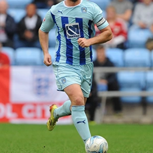 Coventry City vs. Bristol City: Andrew Webster in Action during Sky Bet League One Match at Ricoh Arena