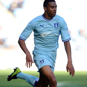 Coventry City vs Burnley: Cyrus Christie in Action (Npower Championship 2011, Ricoh Arena)