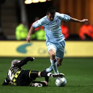 Coventry City vs. Cardiff City: Wood vs. McNaughton - Intense Tackle in Npower Championship Clash (22-11-2011) Coventry City vs. Cardiff City: Wood vs. McNaughton - Intense Tackle in Npower Championship Clash (22-11-2011)