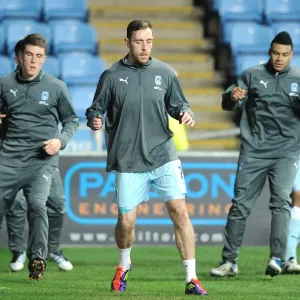 Coventry City vs Leeds United: Richard Keogh and Team Warm-Up at Ricoh Arena (Npower Championship, 2012) Coventry City vs Leeds United: Richard Keogh and Team Warm-Up at Ricoh Arena (Npower Championship, 2012)