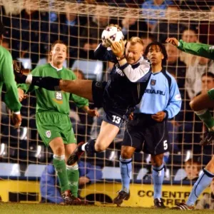 Coventry City vs Millwall: Magnus Hedman Claims the Ball in Nationwide League Division One (April 12, 2002) Coventry City vs Millwall: Magnus Hedman Claims the Ball in Nationwide League Division One (April 12, 2002)