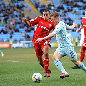 Coventry City vs Swindon Town: Npower League One Clash at Ricoh Arena - Intense Rivalry