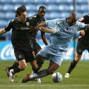 Coventry City vs. West Bromwich Albion: Clash in the Championship - Dele Adebola vs. Robert Koren (Ricoh Arena, 12-11-2007) Coventry City vs. West Bromwich Albion: Clash in the Championship - Dele Adebola vs. Robert Koren (Ricoh Arena, 12-11-2007)