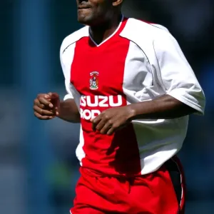 Coventry City vs Wolverhampton: Dele Adebola in Action - Pre-Season Friendly at Highfield Road (02-08-2003) Coventry City vs Wolverhampton: Dele Adebola in Action - Pre-Season Friendly at Highfield Road (02-08-2003)