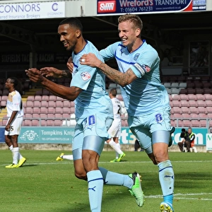 Sky Bet League One Jigsaw Puzzle Collection: Sky Bet Football League One : Coventry City v Colchester United : Sixfields Stadium : 08-09-2013