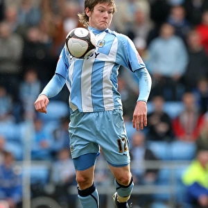 Coventry City's Aron Gunnarsson in FA Cup Sixth Round: Coventry City vs. Chelsea (March 7, 2009) - Ricoh Arena