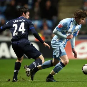 Coventry City's Aron Gunnarsson Outmuscles Keith Treacy in FA Cup Showdown (Fifth Round Replay, 2009) Coventry City's Aron Gunnarsson Outmuscles Keith Treacy in FA Cup Showdown (Fifth Round Replay, 2009)