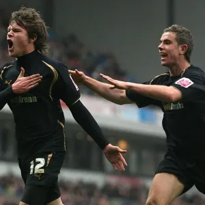 Coventry City's Aron Gunnarsson Scores Stunning Second Goal in FA Cup Upset against Blackburn Rovers (14-02-2009) Coventry City's Aron Gunnarsson Scores Stunning Second Goal in FA Cup Upset against Blackburn Rovers (14-02-2009)