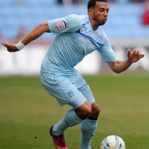 Coventry City's Cyrus Christie in Action Against Doncaster Rovers at Ricoh Arena Coventry City's Cyrus Christie in Action Against Doncaster Rovers at Ricoh Arena