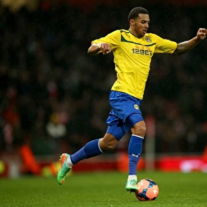 Coventry City's Cyrus Christie Takes on Arsenal at Emirates Stadium in FA Cup Round 4 (2014)