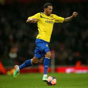 Coventry City's Cyrus Christie Takes on Arsenal at Emirates Stadium in FA Cup Round 4 (2014) Coventry City's Cyrus Christie Takes on Arsenal at Emirates Stadium in FA Cup Round 4 (2014)