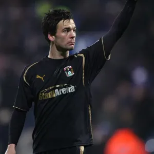 Coventry City's Daniel Fox Celebrates Championship Win Against Queens Park Rangers (10-01-2009) Coventry City's Daniel Fox Celebrates Championship Win Against Queens Park Rangers (10-01-2009)
